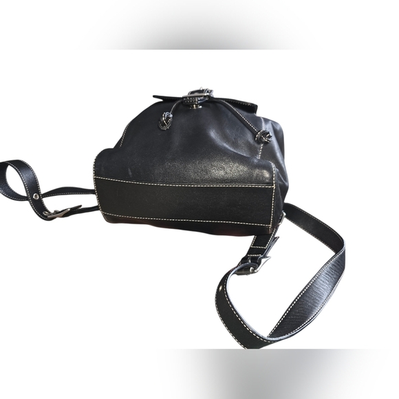 Coach Vintage 90\'s Y2K Elegant Black Leather Legacy Backpack 9569 main image 5